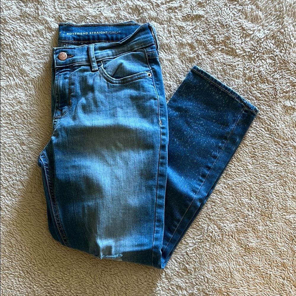 Old Navy Blue Boyfriend Jeans Classic Denim